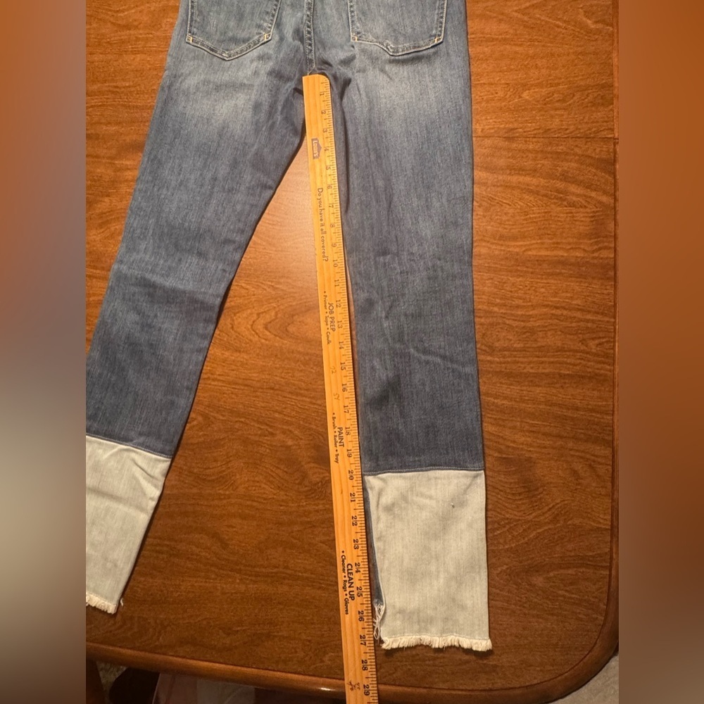Pilcro and the letterpress Blue Skinny Jeans with light Accents, size 27 - Picture 7 of 7